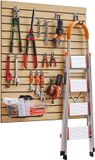 VEVOR Gereedschapswand 1220x1220x18mm MDF Garage Slat Wall met Modulair Ontwerp