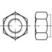 TOOLCRAFT TO-5430018 Zeskantmoeren M16 DIN 6924 Staal Galvanisch verzinkt 50 stuk(s)