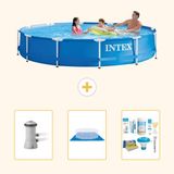 Intex Rond Frame Zwembad - 366 x 76 cm - Blauw