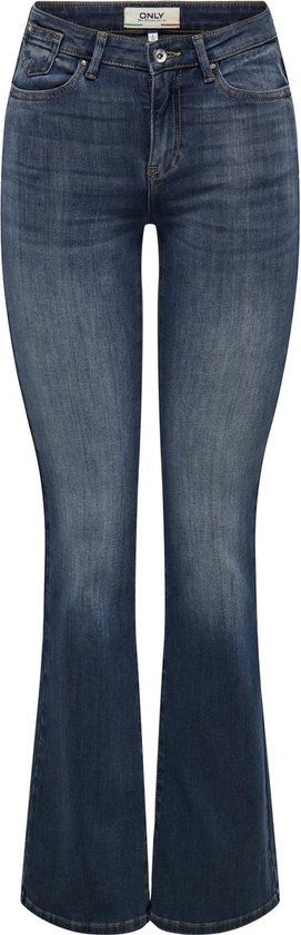 ONLY ONLBLUSH ICON COIN MID FL DNM CRO30 Women's Jeans - Blue