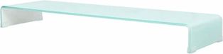 vidaXL meuble TV/support moniteur 120x30x13 cm verre vert