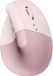 Logitech Lift Souris Verticale Ergonomique, Sans fil, Rose, Pour Droitier
