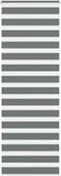 vidaXL Zebra rolgordijn 90x230 cm donkergrijs