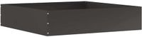 vidaXL Gazonrand - 60 x 60 x 13 cm - Staal - Zwart