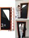SafeCore, portes en tissu, 3 pièces, 220x110 cm, avec fermeture éclair