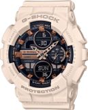 CASIO G-Shock Classic dameshorloge, wit, chronograaf met 1/1000 seconde precisie, 5 alarmen, waterdicht tot 20 bar