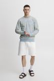 Blend - Heren Sweater - Dusty Blue
