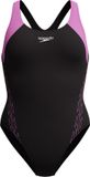 Speedo Hyperboom Splice Racerback Dames Sportbadpak - Zwart/Paars
