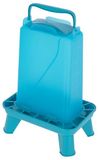Kerbl Hobbyfarming Voerautomaat met Voetjes, 5,5 l, blauw, 19,5 x 28,5 x 39,5 cm