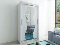 Armoire MADERA 2 portes coulissantes 120 cm blanc