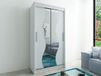 Armoire MADERA 2 portes coulissantes 120 cm blanc