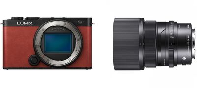 Panasonic Panasonic Lumix S9 Body Crimson Red + Sigma 65mm F/2 DG DN Contemporary L-mount