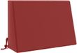 vidaXL Rugkussen SOEST 100% Polyester Wijnrood 60 x 20 x 40 cm