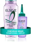 L'Oréal Paris Elseve Hyaluron Pure Shampoo Purifiant 72H 250 ml + Sérum Exfoliant Purifiant 102 ml