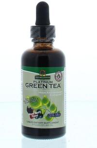 natures answer Groene thee extract alcoholvrij met 50% egcg 60ml