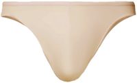 HOM Plumes Micro Slip Beige Polyamide En Elastaan - L