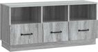 vidaXL TV-kast met lade Grijs sonoma 102 x 34,5 x 47 cm Bewerkt hout