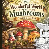 The Wonderful World of Mushrooms Coloring and Fact Book