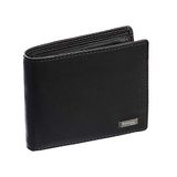 Greenland Nature Zwarte Nappa Portemonnee RFID Leer 11 cm - Jongens - Horizontaal - black