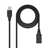 NANOCABLE 10.01.0903-BK USB-kabel zwart 3m