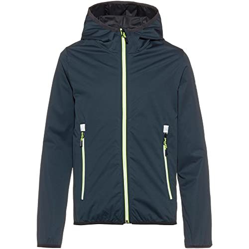 killtec Boy's Transitional Jacket with Hood, Packable - KOS 167 BYS JCKT, dark petrol, 164