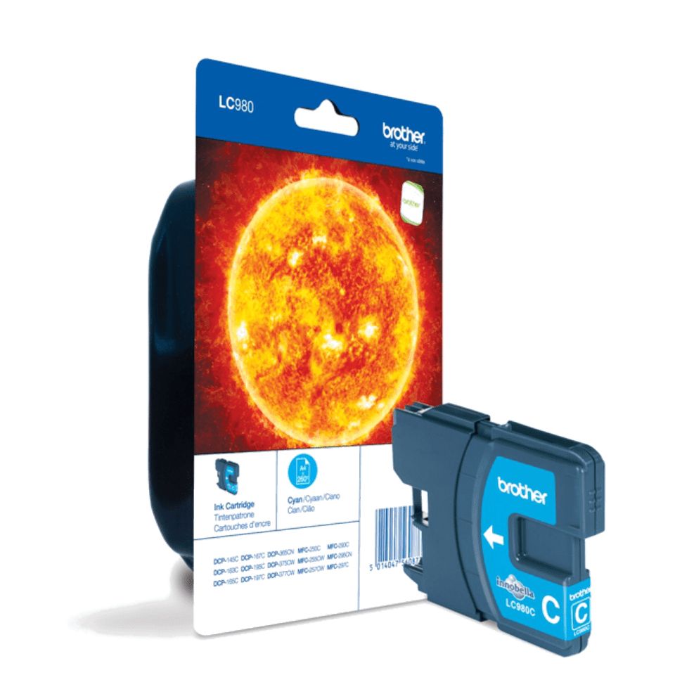 Brother LC980C Cyaan inktcartridge - Origineel