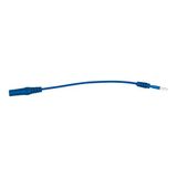 KS Tools 150.0969 4,0 mm Ingangsbus op 2,5 mm testadapterstekker, plat (blauw)