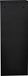 And OutdoorMatch Poubelle Andy - 93x33x25 cm - Noir - 40L - Métal