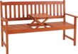 Casaria 2 zits Tuinbank - FSC®-gecertificeerd Eucalyptushout – Bruin