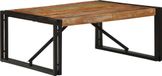 Maison Exclusive - Table basse, multicolore, 80x80x35 cm, bois recyclé massif