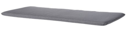 Madison bankkussen Oxford 150 x 48 x 5 cm polykatoen grijs