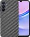 Techsuit Hoesje geschikt voor Samsung Galaxy A15 4G/5G - Carbonite FiberShell Carbon Back Cover - Zwart