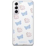 ERT GROUP mobiel telefoonhoesje voor Samsung S21 PLUS origineel en officieel erkend Babaco patroon Flowers 043