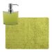MSV Badkamer Droogloop Tapijt - Langharig - 50 x 70 cm - Incl. Zeeppompje 260 ml - Limegroen