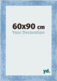 yd. Fotolijst 60x90 cm Helder Blauw Geveegd MDF Pisa