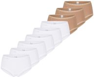 Sloggi Dames midi slip 9 pack 24/7 Cotton Lace Wit / Beige XXL (44)