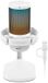 Maono DGM20 - Microphone USB professionnel - Microphone de jeu RGB - Son de qualité studio - Direction cardioïde - Blanc