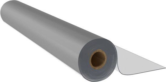 vidaXL Tafelbeschermerrol 0,9x15 m 2 mm PVC Mat