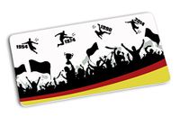 infinite by GEDA LABELS Planken Voetbal Jaargetallen Ontbijtplank Melamine, Kleurrijk, 23,5 x 14,5 x 0,5 cm