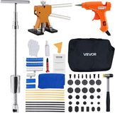 VEVOR Dent Puller Set, 61-Delige Uitdeukset Zonder Spuiten Met Gouden Lifter, Glijhamer, T-Stang, Lijmpistool, Hagelschadeverwijderingsgereedschap voor Auto'S