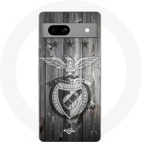 Google Pixel 7a hoesje slb benfica grijze achtergrond