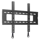 Support mural TV fixe pour téléviseurs de 65 à 90 pouces, VESA max. 600 x 600 mm, capacité de charge max. 100 kg, profil bas, conception peu encombrante, compatible avec les murs en béton, en brique et en bois