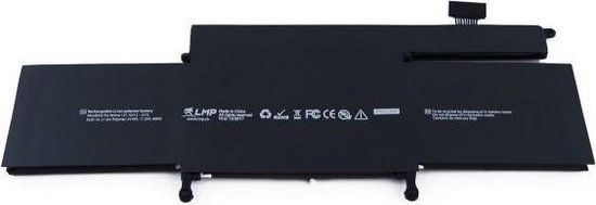 LMP Batterij voor laptopcomputer (hoge capaciteit) (gelijk aan: Apple A1493) - lithium-polymeer - 68 Wu - voor Apple MacBook Pro with Retina display 13.3" (Late 2013, Mid 2014)