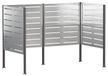 Bac à ordures 167 x 85 x 113 cm Acier galvanisé