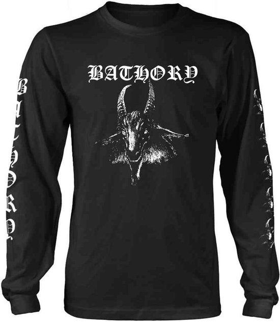 Bathory Goat Heren Shirt met lange mouwen - Zwart - L