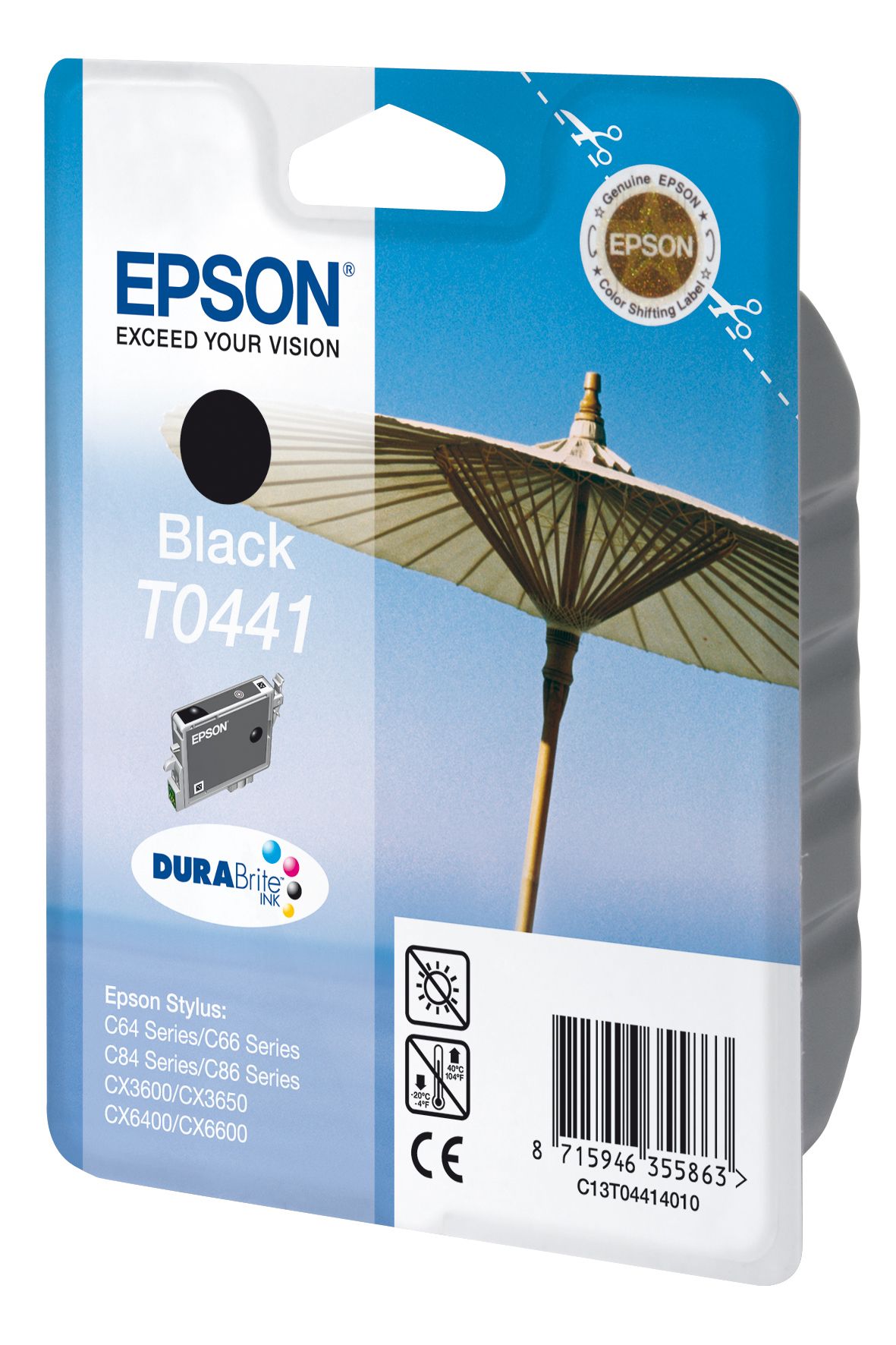 Epson T0441 Black inktcartridge - DURABrite Ink