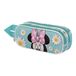 Karactermania - Disney Minnie Mouse Spring-3D Dubbele Roletui - Blauw