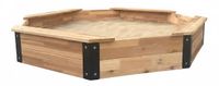 AXI Onno XL Zandbak 150 x 150 x 23 cm Bruin/antraciet