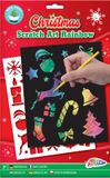 Grafix Scratchkunst Regenboog Kerst