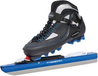 Zandstra Nordic Comfort Laag Klapschaats Unisex Zwart - Lichtgrijs - Blauw Maat 44